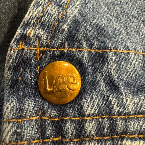 Lee Baby Blue Overalls Size 18 Month Union Made Made in USA 80s - Picture 3 of 7